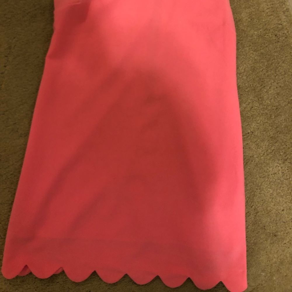Hot Pink Scalloped Dress